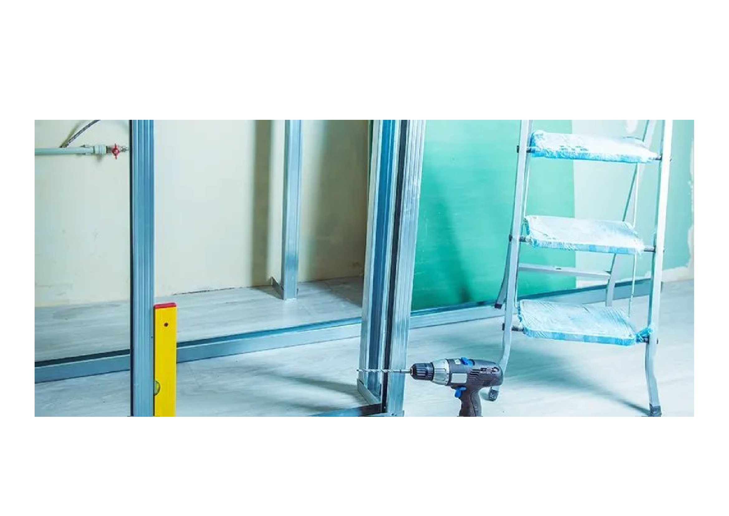 Cloison en plaque de plâtre